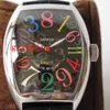 Kwaliteit Horloges CRAZY UREN 8880 Mechanisch Automatisch Roestvrij Staal Heren Heren Dames Dameshorloge Horloges Watches229m