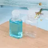 30ml 60ml透明なプラスチックの空のボトルトイレタリー用のフリップキャップ付き旅行コンテナ液体シャンプーローション