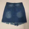 Kobiety Krótkie Dżnowie Spódnica Sexy Mini Jeans Solid Skirts Harajuku Moda Zgrywanie Streetwear Black Blue Spódnica Wysoka talia Letnia Sukienka