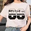 Erkek Tişörtler İlk D T-shirt Erkekler/Kadınlar Grafik Tees Japon Anime Karikatür Kawaii Yaz Üstleri Unisex Komik Harajuku Manga T Shirt Erkek 303G