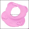 CAPS BABY, Moderskapsjusterbart spädbarn Baby Shower Sile Shampo Ear Protection Cap Barn Bad Visor Hat Wash Shield Drop Delivery 2021