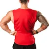 Fitness Men Tank Top Bodybuilding Stringers Tops Singlet Brand Gymkläder Ärmlös tröja Muskel Tops