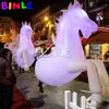 Customized 2.5mH adult inflatable horse costume with led lights for parade events decoration