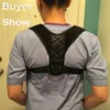 Men's Body Shapers Men's Back Posture Corrector Adjustable Clavicle Brace Shaper Correct Shoulder Support Strap Correction Belt