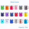 Heat Transfer Printing Blanks 12oz Sublimation Coffee Mugs Tumblers with Handle Sliding Lid Stainless Steel Double Wall Insulated Vacuum Car Cups WLL1043