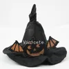 Dog Odzież Witch Magic Hat Cute Pet Hats Dog Halloween Kostium Dekoruj Dostawy 6 Kolor T2i52413