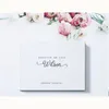 wedding sign in book