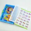 296 pièces de perles à ongles en forme de champignon emballées dans une boîte, jeux de puzzle 3D intelligents, planche de puzzle pour enfants, jouets éducatifs, vente en gros