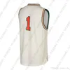 Billiga anpassade orkaner ncaa # 1 Basketball Jersey Personlighet Stitching Anpassat något namn nummer XS-5XL