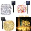 LED Solar String Lights Holiday Decoratie Tuin Buiten Waterdicht Multifunctioneel Y0720