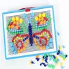 296 peças caixa-embalada grão cogumelo grânulos inteligentes jogos de quebra-cabeça 3D jigsaw board para crianças crianças brinquedos educativos atacado