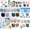 Mode Vuxen Mask Retail Paket 10st / Pack Vacker utskrift Butterfly Designer Face Maske 3 Lager Engångsskyddande Mascarilla Ship i 12hours