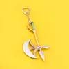 Anime The Seven Deadly Sins Keychains Weapon Escanor Rhitta Key Holder Nanatsu No Taizai Axe Ring Cosplay Props Pendant Jewelry G1019