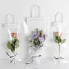 Bolsa transparente de pvc para embalagem de flores, embalagem para buquê de presente de feriado, organizador pequeno para mulheres 7026921