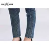 LIH HUA Women's Plus Size Casual Jeans high flexibility 211204