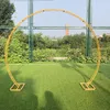 Wrought Iron Wedding Mariage Backdrop Decoration Arch Stand Birthday Party DIY Ornament Stage Circle Outdoor Background Flower Frame