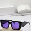 De Womens SYMBOLE lunettes de soleil BR 08YS designer lunettes de personnalité à double monture dames vacances style mode concave-convexe ligne tridimensionnelle temple