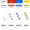 120 Unids / set Conectores de alambre de sellado de soldadura Conector a tope termorretráctil Terminales de cable eléctrico impermeables y aislados Empalme a tope 239e