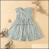 Girls Dresses Baby & Kids Clothing Baby, Maternity Clothes Ruffle Sleeveless Dress Children Flower Floral Print Princess Summer Boutique Fas