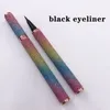 Bling Bling Black Eyeliner Pen Waterproof Self-Adhesive Eyeliner Lash Glue Pen Eyelash Eyeliner for Eyes Makeup
