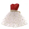 Paillette Pageant robe robes pour enfants filles fête d'anniversaire princesse robes robes de demoiselle d'honneur pour les mariages Q0716
