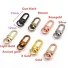 12x33mm Metal Dog Buckle Spring Snap Clasp Hook Key DIY Bag Chain Decor Hang Buckles Hårdvara Läder Tillbehör