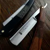 Titan Titan shaving tools wooden handle steel blade straight shaving razor for men 2202238507233