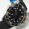 Relojes de pulsera 40mm reloj mecánico automático cerámica bisel zafiro luminoso calendario impermeable hombres reloj de pulsera