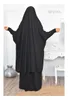 Eid Muslim Women Hijab Dress Prayer Garment Set Jilbab Namaz Full Cover Ramadan Long Khimar Gown Abayas Islamic Clothes Niqab233A