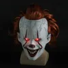 Movie S It 2 ​​Cosplay Pennywise Clown Joker Mask Tim Curry Mask Cosplay Halloween Party Props Mask Mask Maski Whole F4658456