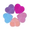 Saúde e Beleza Produtos Maquiagem Escova Maquiagem Escova Limpador Lavar Pad de Limpeza Esteira Cosmética Universal Maquiagem Ferramenta Scrubber Box 220226