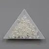 Décorations d'art d'ongle 7mm couleur blanche 500pcs artisanat ABS résine perles d'imitation beige demi-rond flatback perles de scrapbook pour