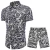 Mens Beach Designer Tracksuits Summer 20SS Fashion Beach Seaside Semesterskjortor Shorts Satser Mens 2020 Lyxig designer sätter outfits