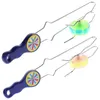 Kolorowe LED Flashing Magic Rail Rolling Koło zamachowe Yo-Yo Ball Zabawka dla dzieci Gifts G1125