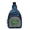 children backpack cute dinosaur single shoulder bag boys girls cycling climbing storage bag fashion girls chest bag cross body packet