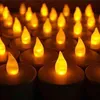 12/24/48 pçs sem chama led tealight velas de chá luz de casamento velas românticas luzes para decorações de casamento de festa de aniversário