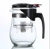 Théière en verre résistante à la chaleur de haute qualité Kung Fu Set Puer Kettle Cafetière Pot de bureau pratique 210724