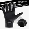 Fingerlose Handschuhe Outdoor-Sport Reiten Touchscreen Winddicht rutschfeste Männer und Frauen Warmer Samt Wasserdicht Fahrrad Vollfinger