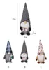 クリスマスの装飾コーヒーGnome Platedスウェーデンのトムテの顔のレイテッドのおもちゃギフトスカンジナビアの置物北欧の豪華な農家の装飾セット