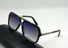 Vintage okulary przeciwsłoneczne 6025 Czarne złoto szaro gradient słoneczne Sunnies Men Fashion Sun Souges Akcesoria okularów