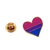 Rainbow color Enamel LGBT Brooches For Women Men Gay Lesbian Pride Lapel Pins badge Fashion Jewelry in Bulk