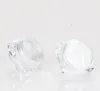 2021 5g（5ml、0.17oz）クリアダイヤモンドの空のアクリル容器の化粧瓶のための宝石の宝石の空の瓶鍋アイシャドウ