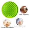 Mat för hundkatter Slow Food Bowls Ny husdjur Dog Feeding Food Bowl Silicone Dog Feed Lick Pad Dog Slow Featers Treat Dispensation