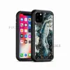 3 in 1 TPU PC Acrylic Epoxy Painting Armor Phone Cases for iPhone 11 Pro Max 12 XS XR X 6 7 8 Plus 13 12 Mini Shockproof Airbag Cell Phone Case