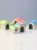 Pet Small Animal Sleeping Nest Hamster Guinea Pig Hidden Rainbow House Wood Plastic Assembly Golden Bear Supplies