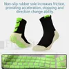 Men Anti Slip Football Socks Athletic Long Meock Absorvente Meias Esportivas para Runção de Vôlei de Futebol de Basquete