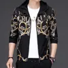 Men's Jackets Luxury Oversized For Mens Style Designer Unusual Clothes Products Autumn Fashionable Coats With Hood Baroque