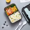 Transparent lunch box for kids food container storage insulated lunch container bento box japanese snack box Breakfast Boxes 210925