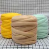 1PC 500g Super Épais Fil Chunky Coton Tube Fil Laine Mérinos Alternative BRICOLAGE Bulky Bras Tricot Couverture Main Tricot Spin Yarn Y211129