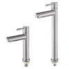 Bathroom Sink Faucets Stainless Steel Faucet Basin Mounted Deck Only Cold Tap Rust And Corrosion Resistance Of Water